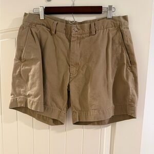 Men's Tan Shorts Polo Ralph Lauren 6 inch inseam 32 Waist